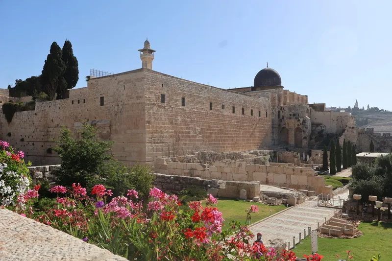 החומה הדרומית של הר הבית ומסגד אל־אקצא, ירושלים
